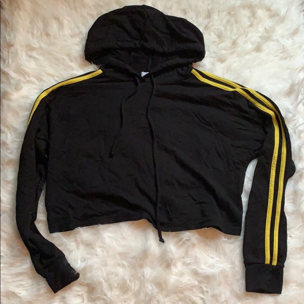 Hooded Cropped Long Sleeve